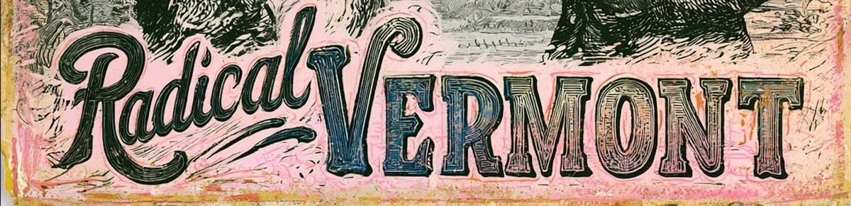 Radical Vermont — hand-painted sign